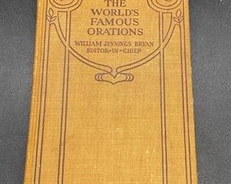 Antique Book C. 1906 The World Famous Orations Vol. X Book III William Jennings Bryan