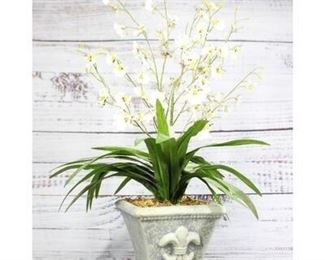 Artificial Flower Leaf Home Decor Planter