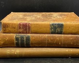 Lot 1 Antique Lot of Early to Late 19th Century Astronomy Books