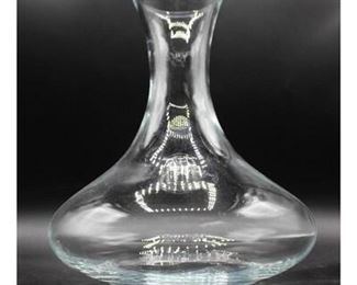 Open Lid Clear Glass Wine Juice Decanter Vase