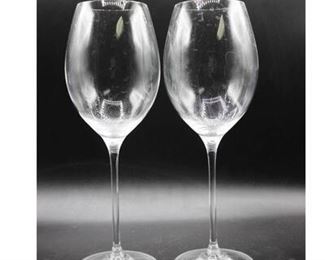 Pair of Leonardo Wine Drinking Glasses Goblets