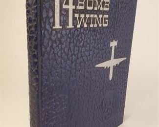 14th Bomb Wing William Taylor Lt. Colonel Air Corps. WW II illustrated book. No copyright date. Approximately 10-⅞" by 8"