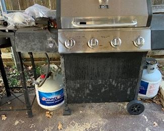 gas grill, almost new