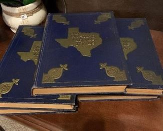 five volume set of FIGHTING MEN OF TEXAS during WWII
