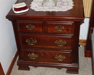 one of a pair of Broyhill Federal nightstands