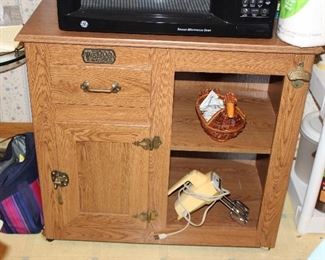 faux icebox cabinet/cart