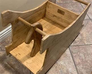 3-in-1 Convertible Child's Chair/Rocking Horse x 2