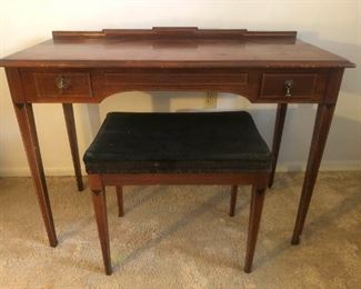 1930s Vanity Table and Bench