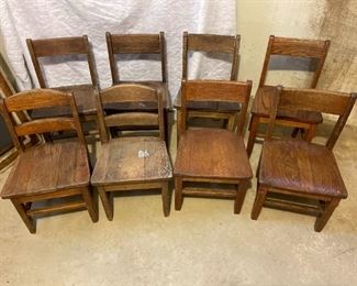 Eight Childs Chairs