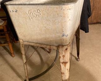 Voss Galvanized Washtub