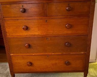 Wood Chest of Drawers