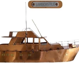 Handcrafted Copper Boat
Name: Sandcastle
11 x 33 inches