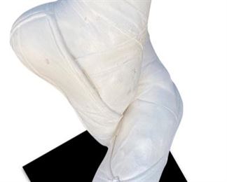 Vintage Austin Sculpture
"Waiting in the Wings"
Artist: John Cutrone
1987
14 inches on black, laminate base