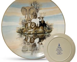 Royal Doulton limited edition 10 inch collector’s plate designed by Gustavo Novoa, entitled "Refuge"