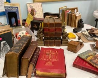 A few antique or older books