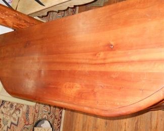 Solid Wood Curved Front Sofa Hall Table