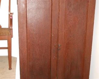 Vintage Armoire with Shelves