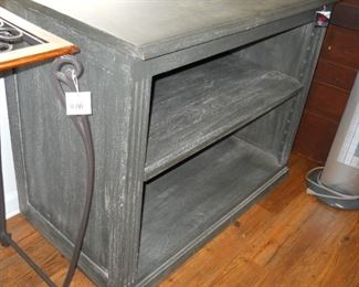 Solid Wood Distressed Gray Stained Shelves