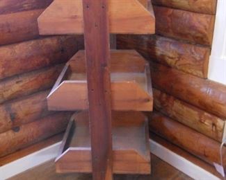 Large Wooden Jack Daniels Display Shelves