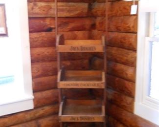 Large Wooden Jack Daniels Display Shelves