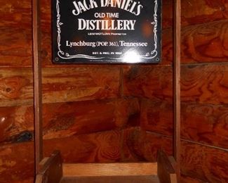Large Wooden Jack Daniels Display Shelves