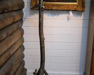 Twiggy Style Log Coat Rack