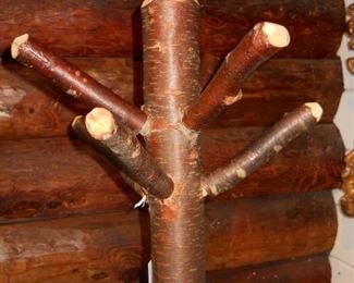 Twiggy Style Log Coat Rack