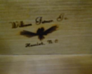 William Fetner Solid Wood Red Hutch