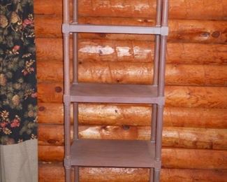 Solid Wood 5 Shelf Display Rack