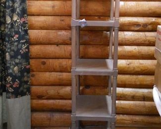 Solid Wood 5 Shelf Display Rack