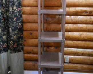 Solid Wood 5 Shelf Display Rack