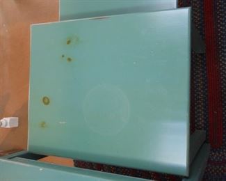 3 Painted Blue Nesting Tables