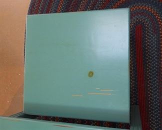 3 Painted Blue Nesting Tables