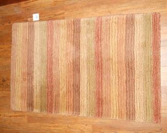 Hand Crafted Wool Striped Rug