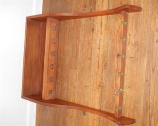 Wooden Pool Cue Rack