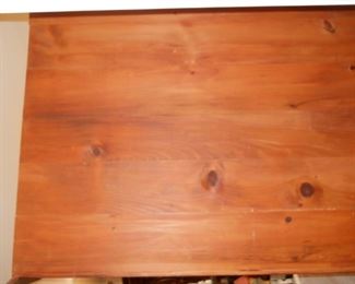 Vintage Solid Wood Cabinet with Hutch