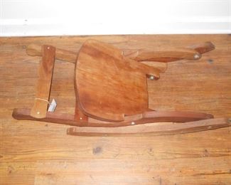 Wooden Folding Wooden Rocking Chair