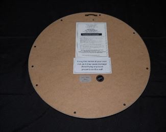 Black Round Beaded Frame Mirror