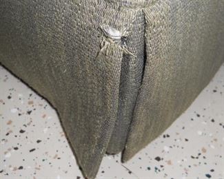 Green Upholstered Swivel Rocking Chair