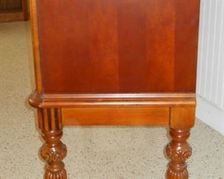 Vintage Wood Marble Top Server