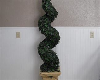 Spiral Artificial Evergreen Topiary