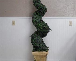 Spiral Artificial Evergreen Topiary