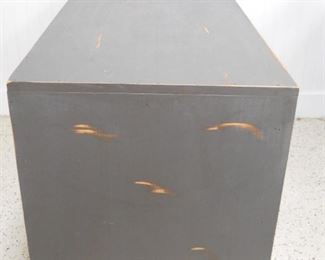 Gray Wooden Console Table