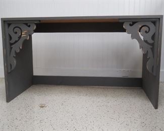 Gray Wooden Console Table