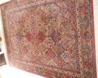 9' x 12' Red & Blue Karastan Rug