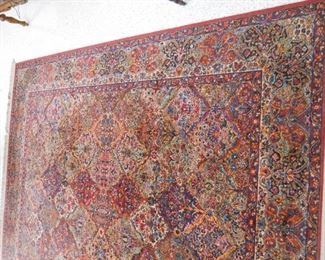 9' x 12' Red & Blue Karastan Rug