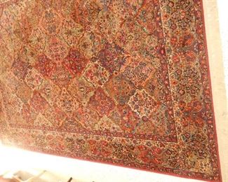 9' x 12' Red & Blue Karastan Rug