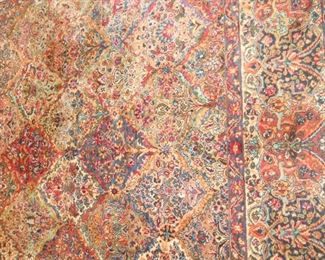 9' x 12' Red & Blue Karastan Rug