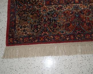 9' x 12' Red & Blue Karastan Rug