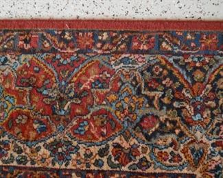 9' x 12' Red & Blue Karastan Rug